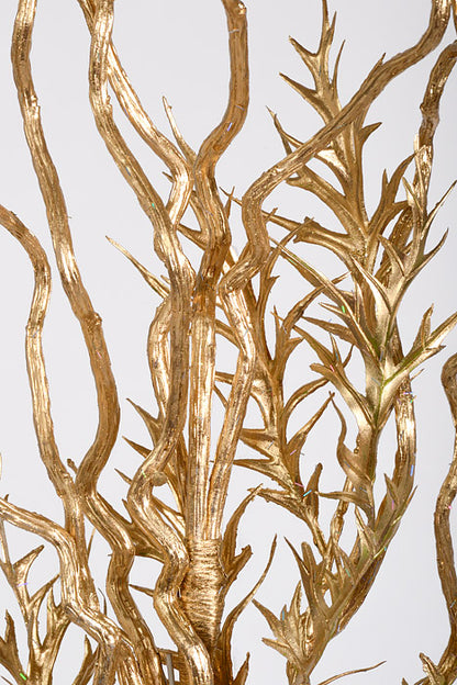 38" Christmas Willow Spray Gold