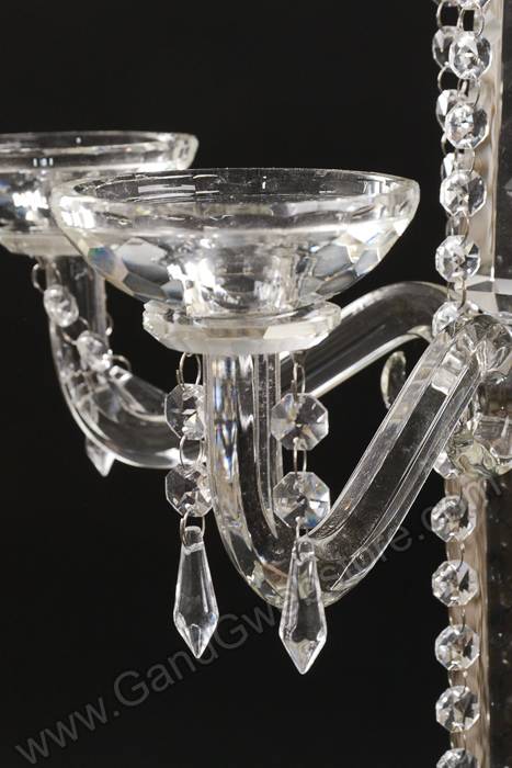 32" Crystal 5-lite Candelabrum W/beads Clear