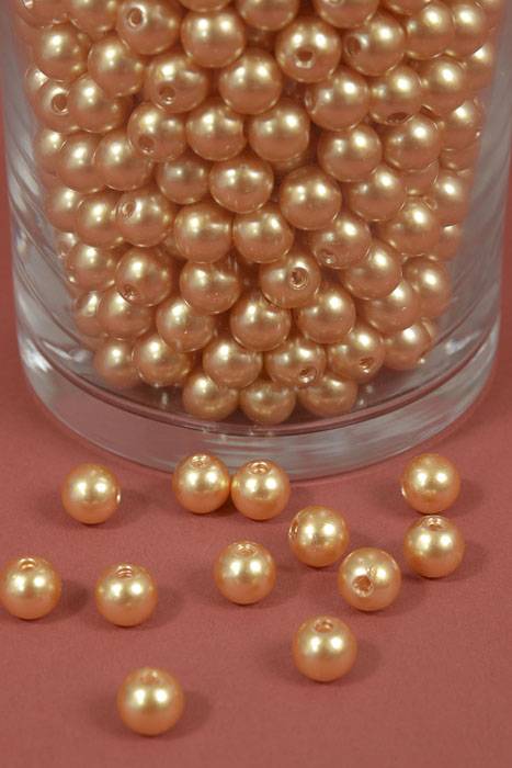 10mm Abs Pearl Beads Gold Pkg(500g)