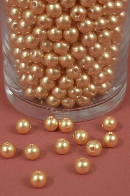 10mm Abs Pearl Beads Gold Pkg(500g)