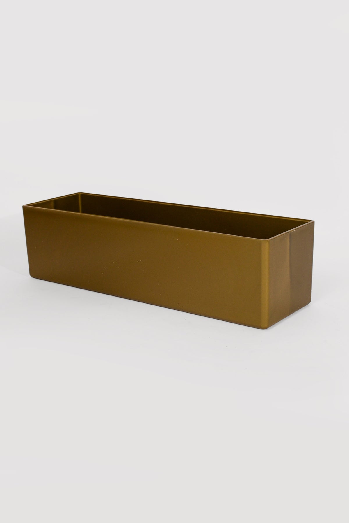 4.5" X 15" X 4" Rectangular Vases Gold