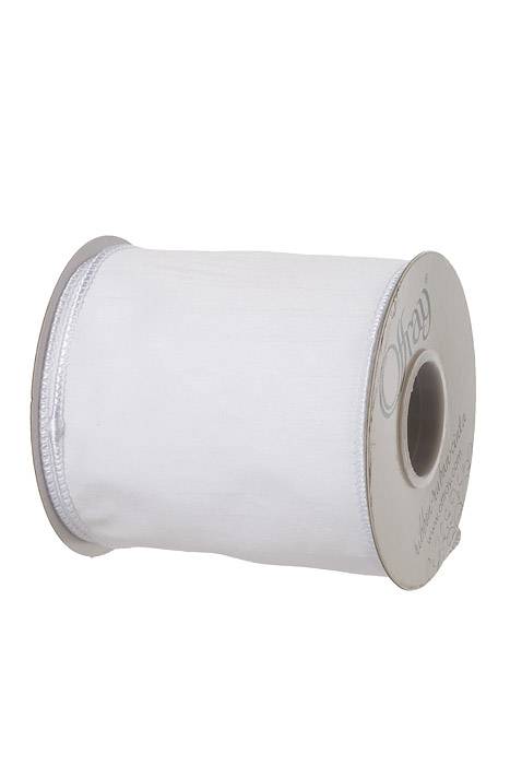 4" X 10yds W/anisha White