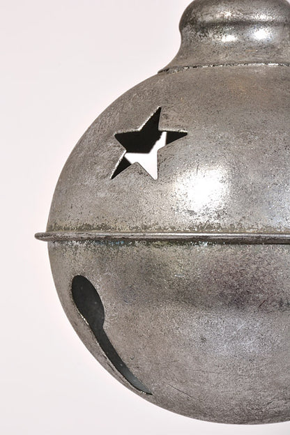 12" Metal Jingle Bell Ornament Silver