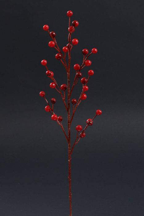 18&quot; Waterproof Berry Spray Red Pkg/6