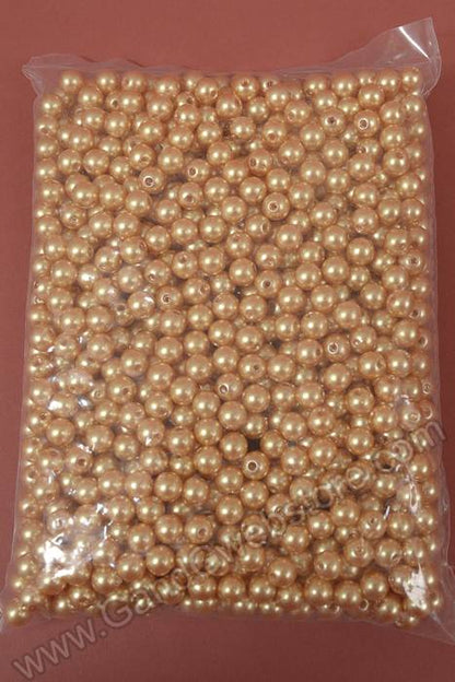 8mm Abs Pearl Beads Gold Pkg(500g)