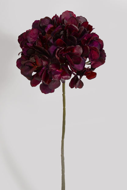 18.5" Real Touch Hydrangea Spray Purple