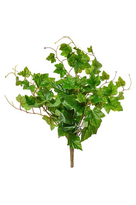 19&quot; Uv Protected Grape Leaf Bush Green