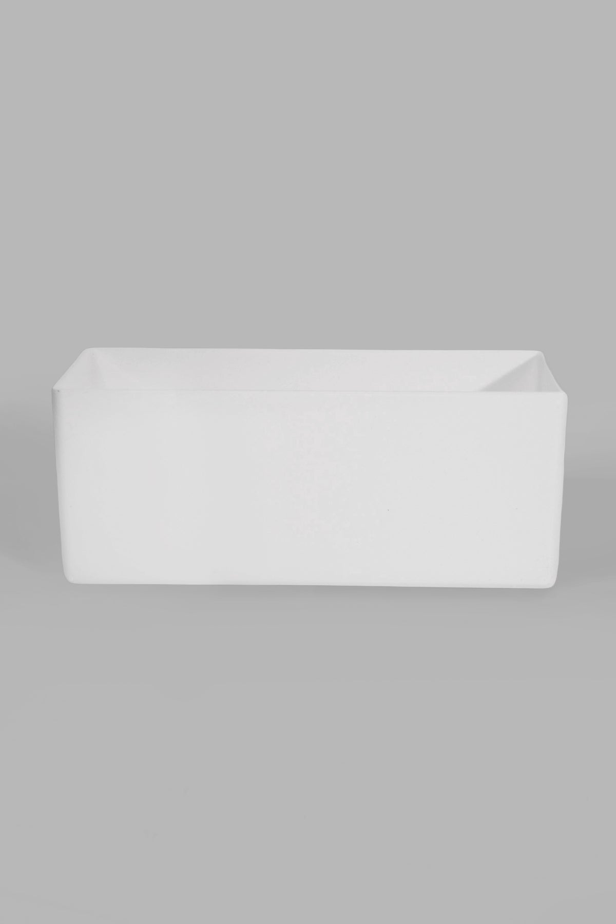 4.5" X 12" X 4" Rectangular Vases White
