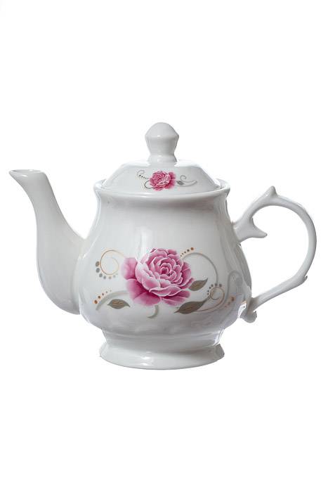 6" Ceramic Teapot White