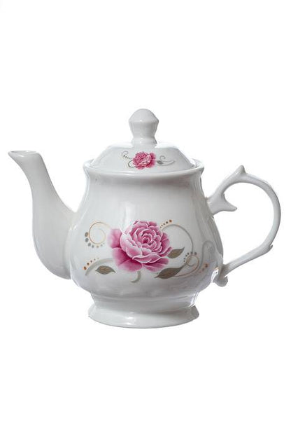 6" Ceramic Teapot White