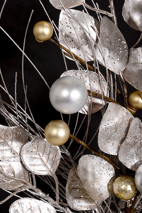 20" Metallic Ball Leaf Pick Champagne