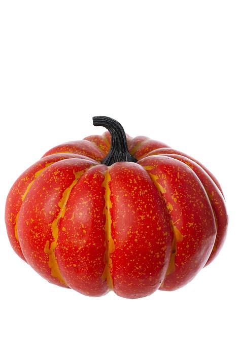 8" Wide Harvest Pumpkin Orange