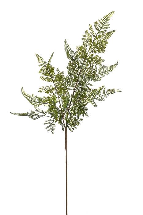 31" Leather Leaf Spray Green