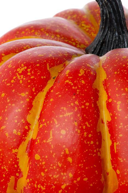 8" Wide Harvest Pumpkin Orange