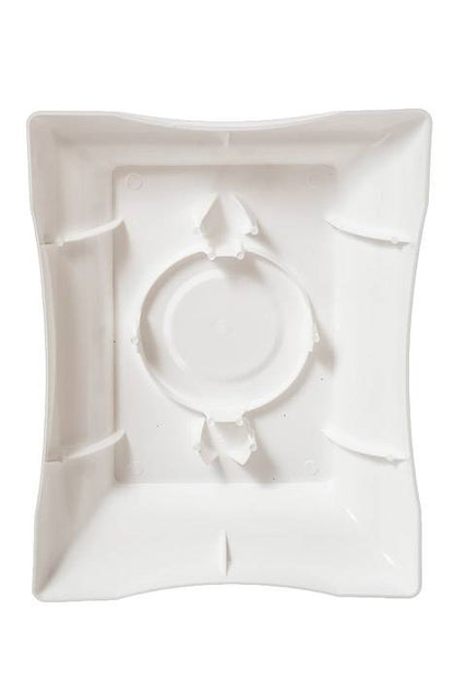 8 X 6.25 X 2&quot; Centerpiece Tray White Pkg/12