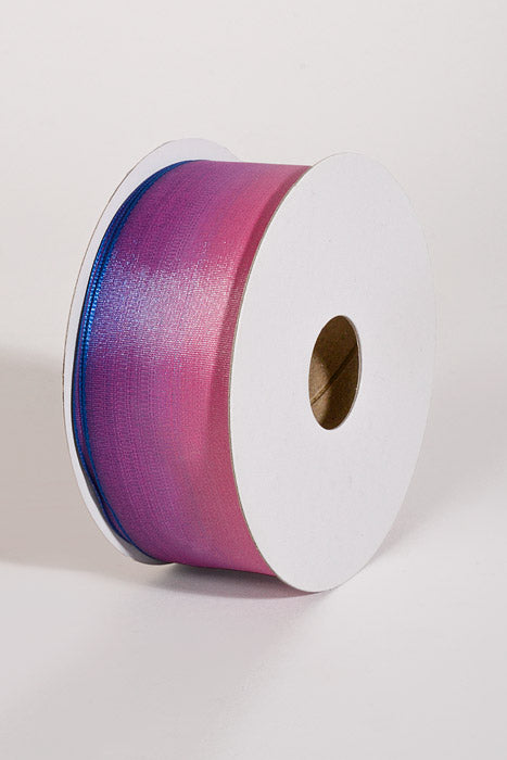 1.5" X 25Yds Wired French Ombre Ribbon Pink/Purple