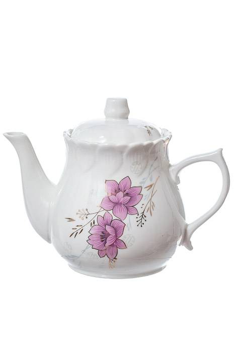 6" Ceramic Teapot White