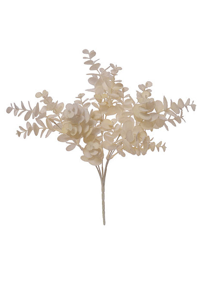 14" Eucalyptus Bush Ivory