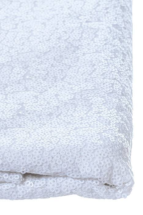 60&quot; X 5yds Sequin Netting White