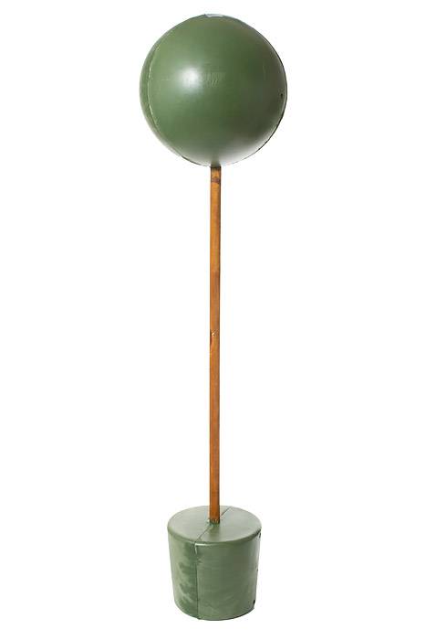 50" Tall Topiary W/12" Ball Green
