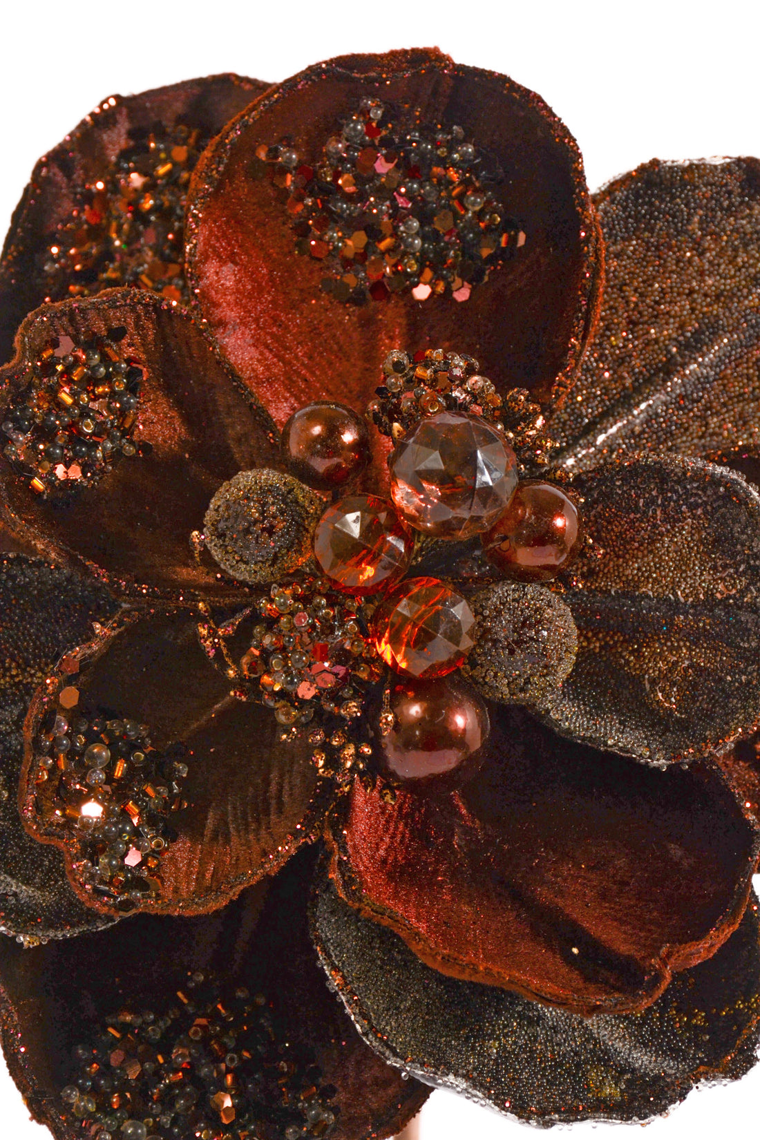 18" X 8" Jewel Magnolia Stem Chocolate