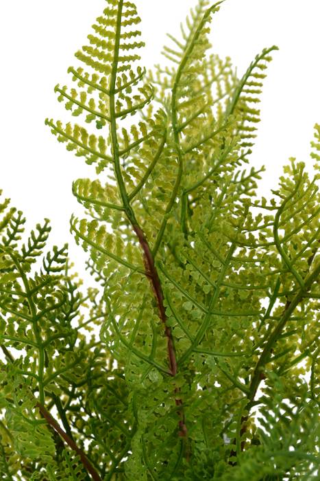 17&quot; Leather Leaf Bush Green