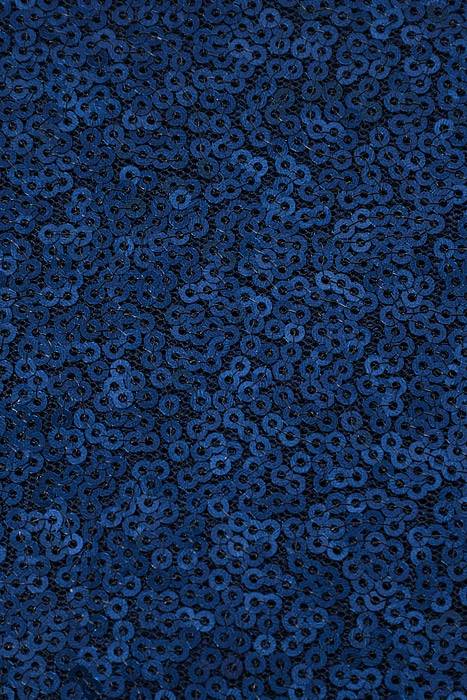 60&quot; X 5yds Sequin Netting Navy