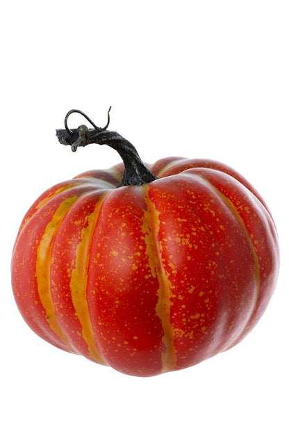 7" Wide Harvest Pumpkin Orange