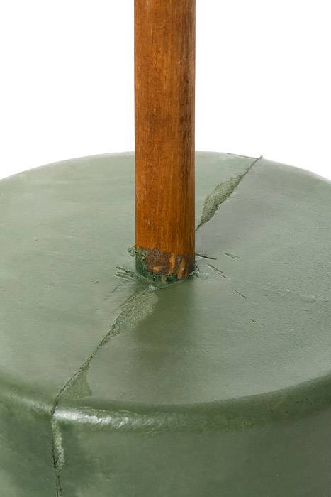 50" Tall Topiary W/12" Ball Green