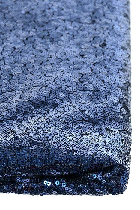 60&quot; X 5yds Sequin Netting Navy