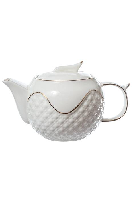 4.75" Ceramic Teapot White