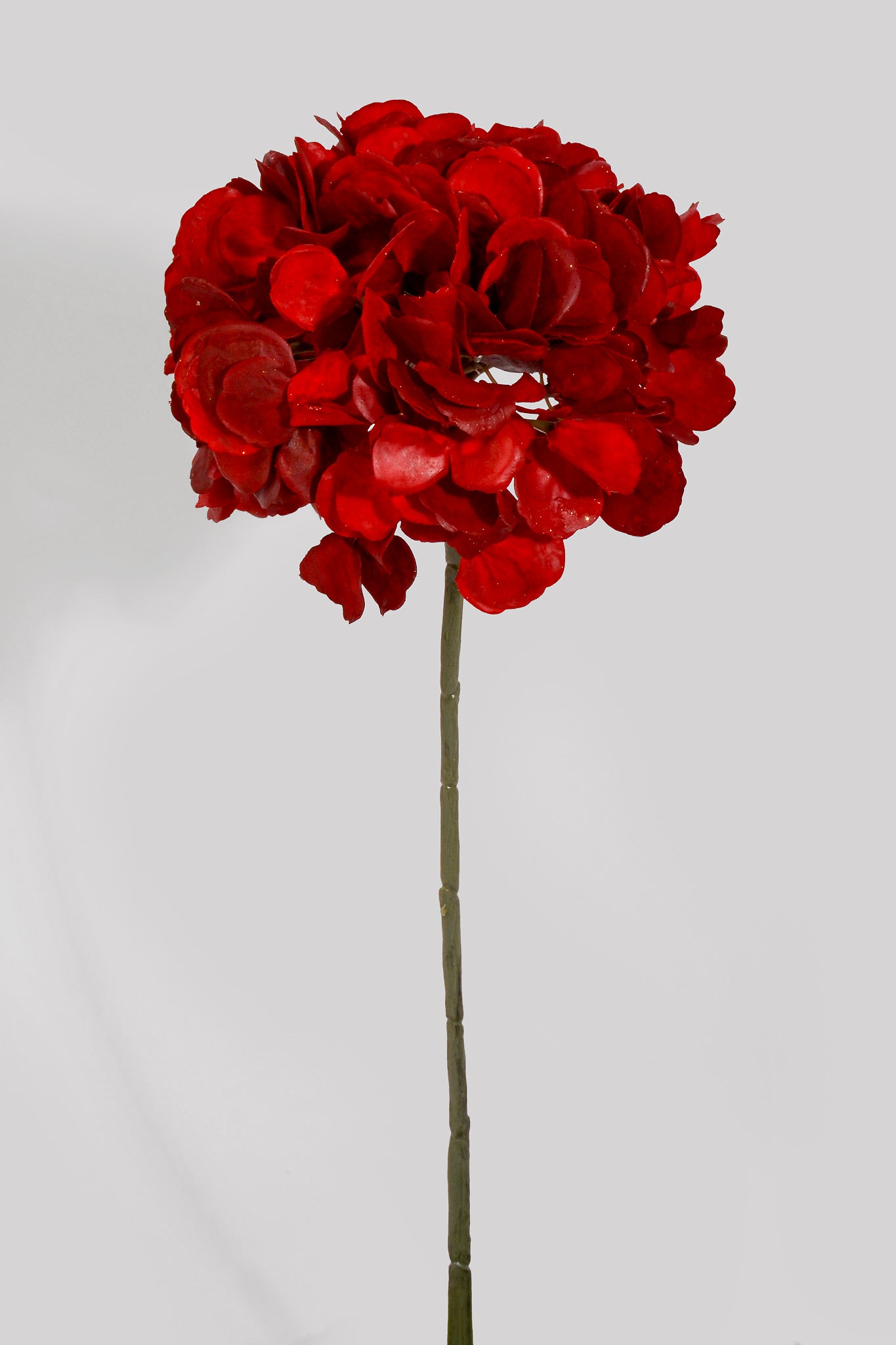 18.5" Real Touch Hydrangea Spray Red