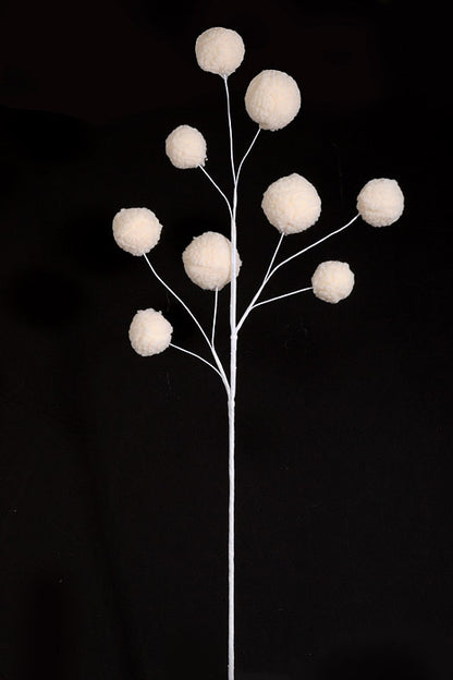 30" Snowball Spray White