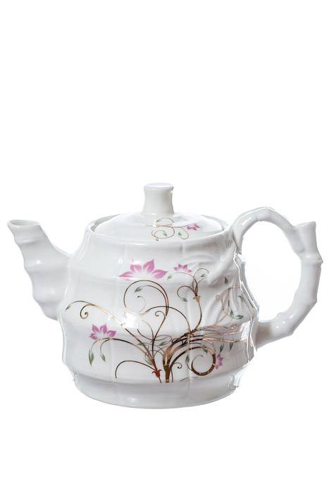 5" Ceramic Teapot White