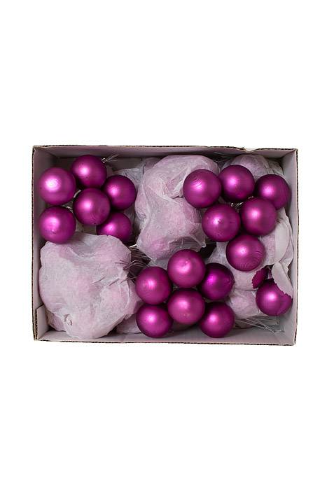 30mm Matte Glass Ball Purple Pkg/72