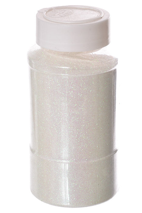 16 Oz X .010" Crystalina Glitter White/Iridescent