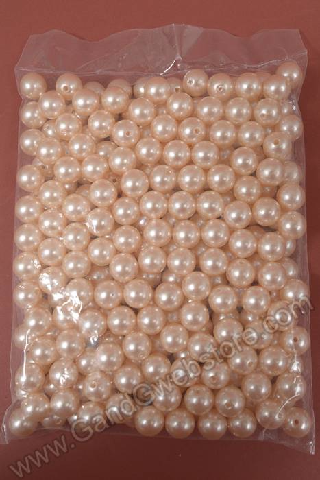 16mm Abs Pearl Beads Champagne Pkg(500g)