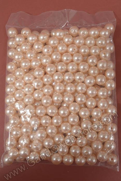 16mm Abs Pearl Beads Champagne Pkg(500g)