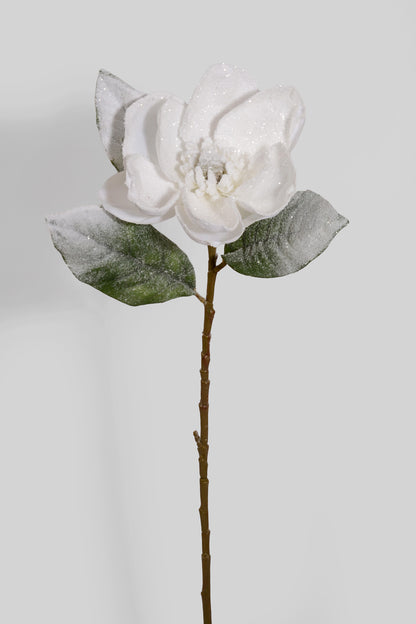29" Snow Magnolia Spray Snow/White