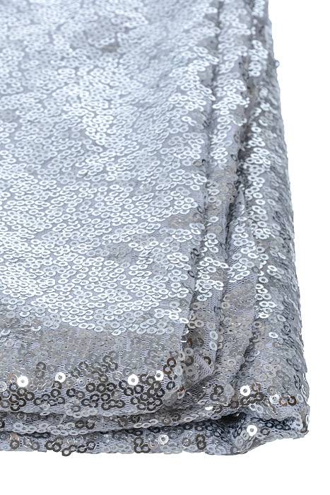 60&quot; X 5yds Sequin Netting Silver