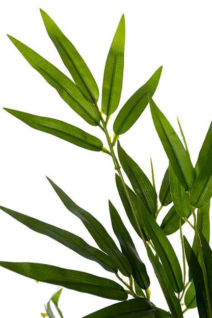 7ft Silk Mini Bamboo Tree In Pot Green