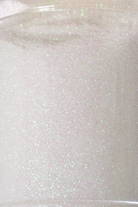 16 Oz X .010" Crystalina Glitter White/Iridescent