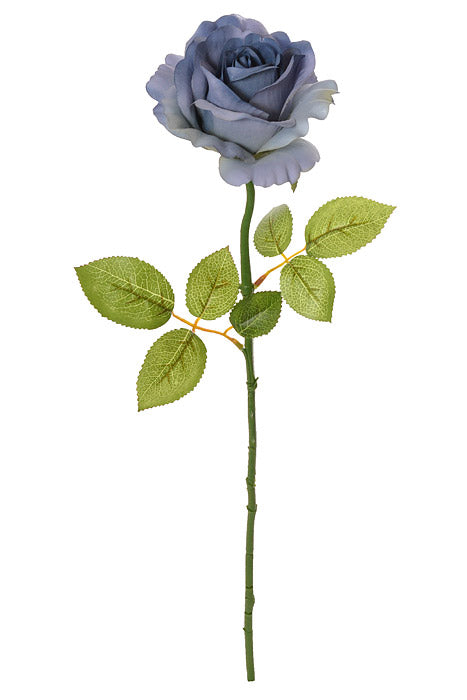 22.25" Silk Rose Spray Blue