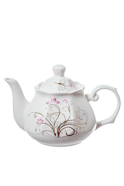 6" Ceramic Teapot White