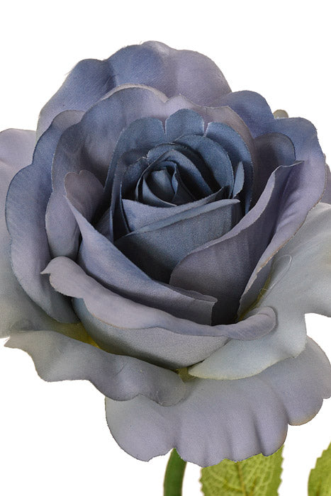 22.25" Silk Rose Spray Blue