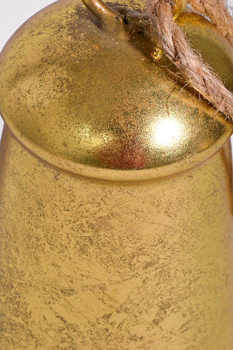 5.5"/6.75"/ 8" Bells Ornaments Gold Set/3