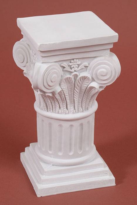 8" Pillar White