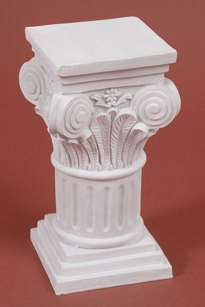 8" Pillar White
