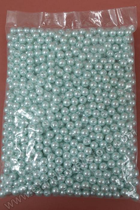10mm Abs Pearl Beads Aqua Pkg(500g)