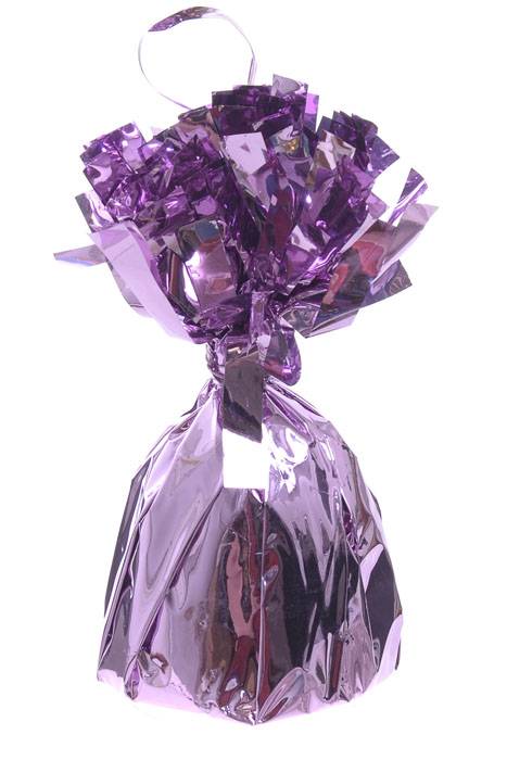 4&quot; X 2.5&quot; Metallic Balloon Weight Pink Pkg/12